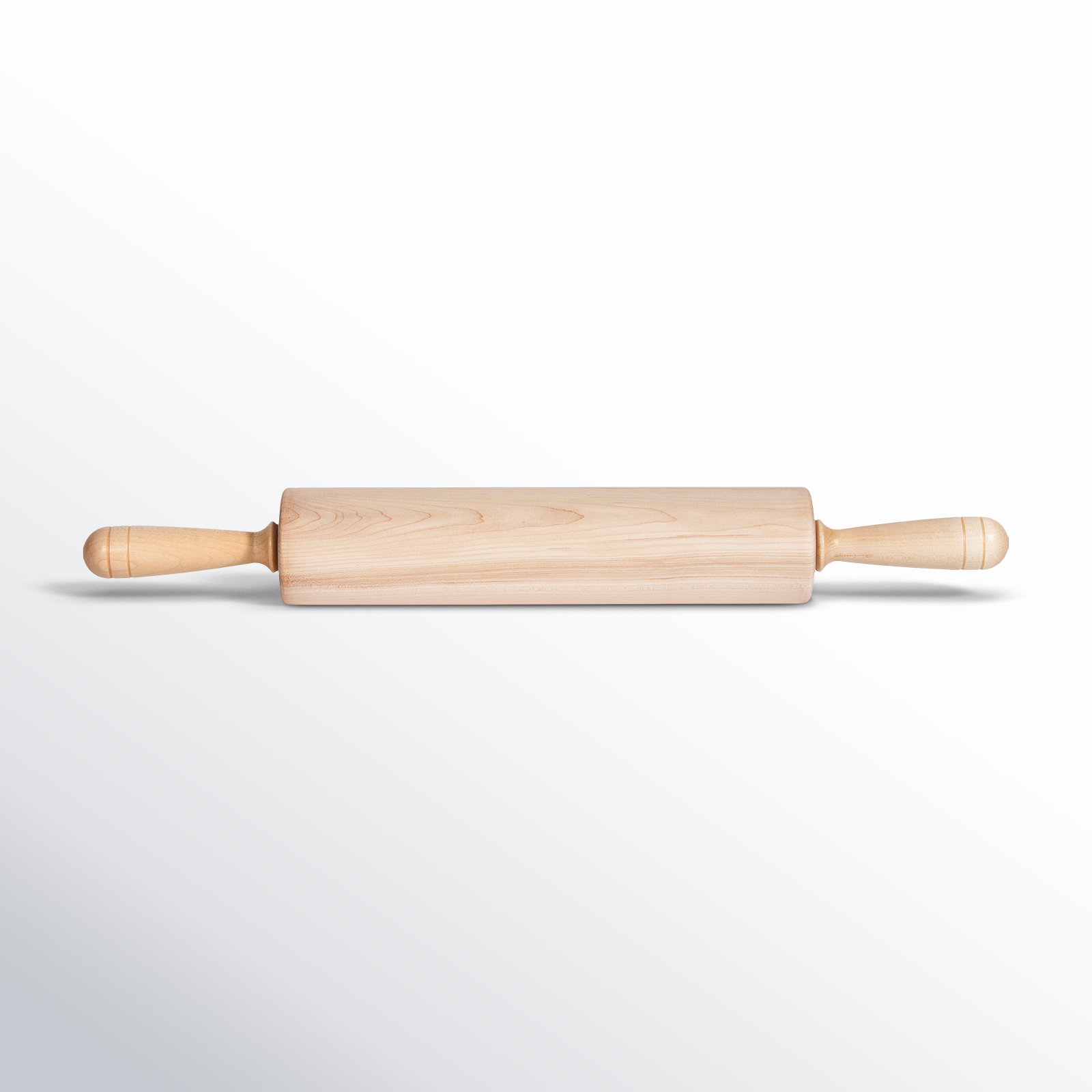 Patisserie Rolling Pin, 2.75" H x 12" L x 2.75" D, Brown