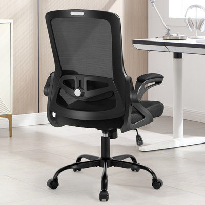Ergonomic Office Chair, 400 LBS Computer Chairs with Adjustable Lumbar Support, Breathable Mesh Desk Chair Ergonomic with Thickened Cushion, Comfy Home Office Desk Chair (Lavender)