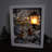 All Is Calm 8x10 Lighted Shadow Box