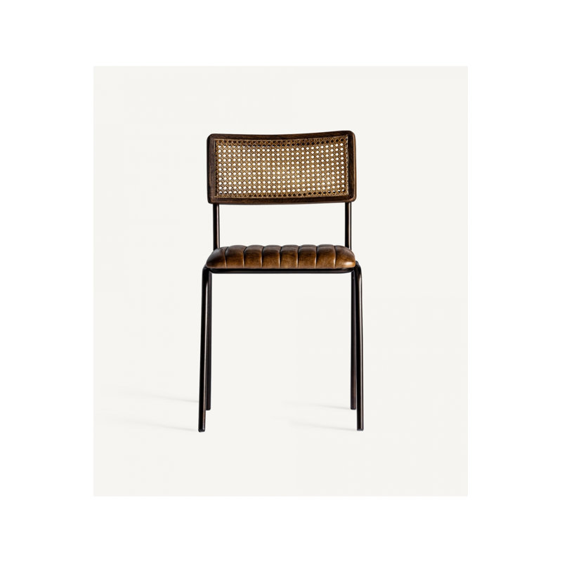 Chaise de salle à manger Almstock, Noir, noir, noir, noir, Noir, noir, noir, noir