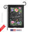 Drapeau de jardin vertical décoratif à double face 13 po x 18,5 po welcome inspirational
