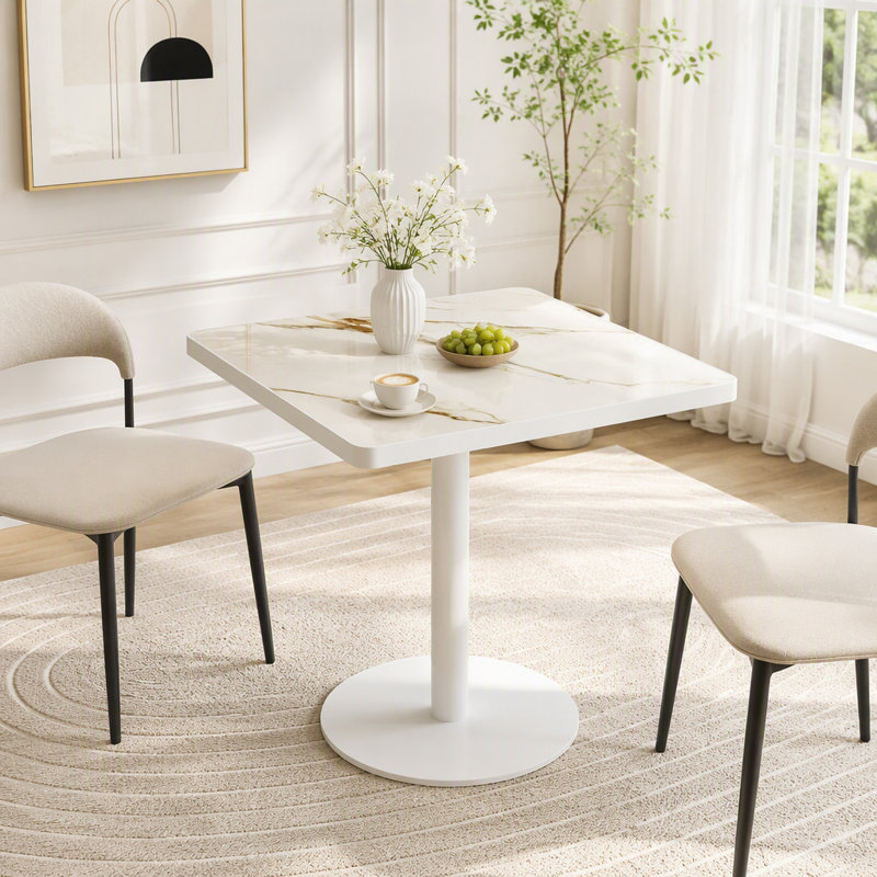31.5" Square Sintered Stone Dining Table