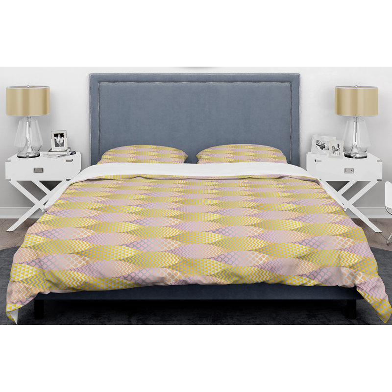 Ensemble de housse de couette al Fish Mid-Century, Housse de couette très grand et 2 taies