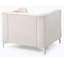 Fauteuil contemporain incliné ivoire-673135961