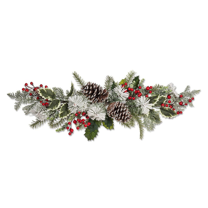 Ornement 2 pi 6 po Pinecone Snowy