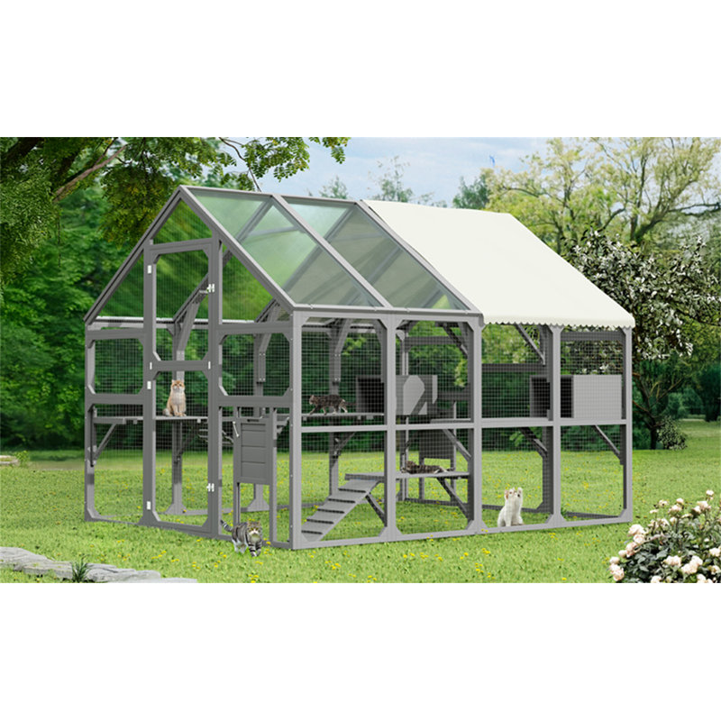 Grand enclos extérieur pour chat Catio