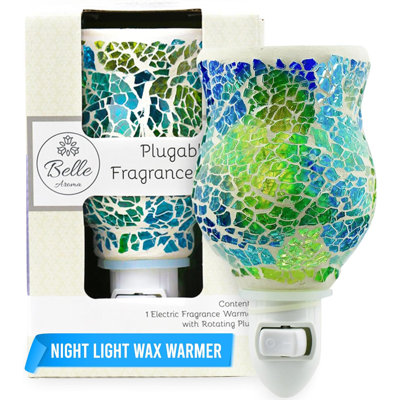 Multi Colour Mosaic Plugables Fragrance Vase Wax Warmer
