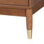 Commode 6 tiroirs Baxton Studio Mandoline Mid-Century