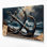 Art mural sur toile, "Nautical Crossed ancors"