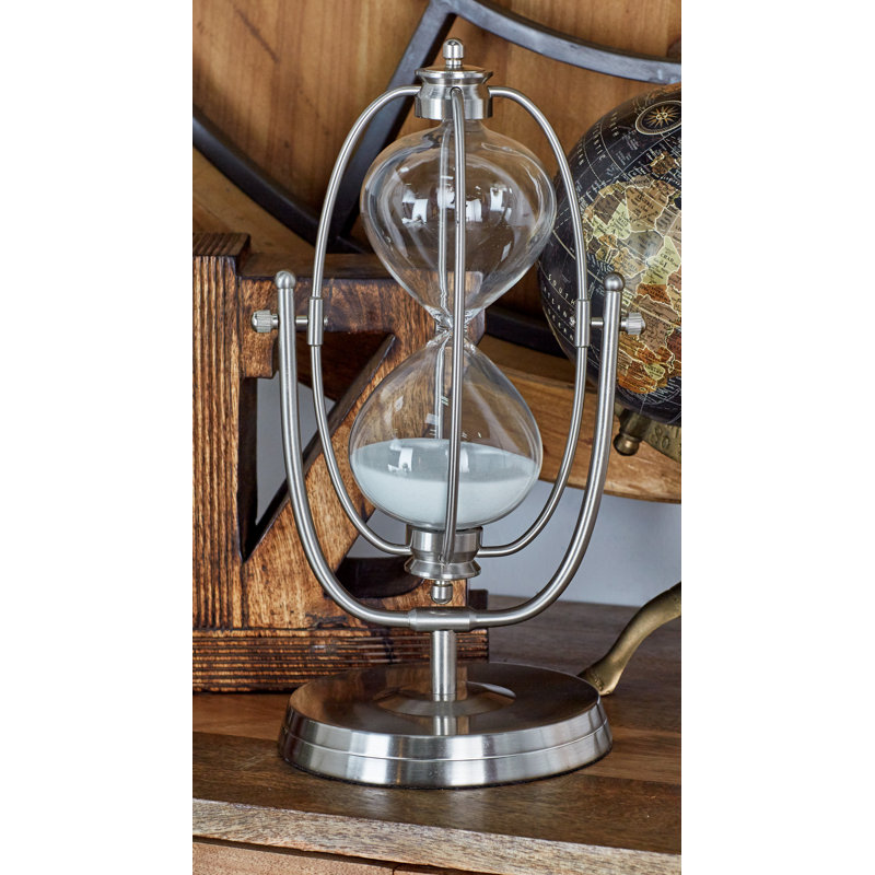 Antwerp Hourglass, Silver/Glass
