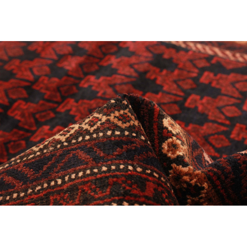 Teimani Burgundy Rug 3'1" x 5'1"