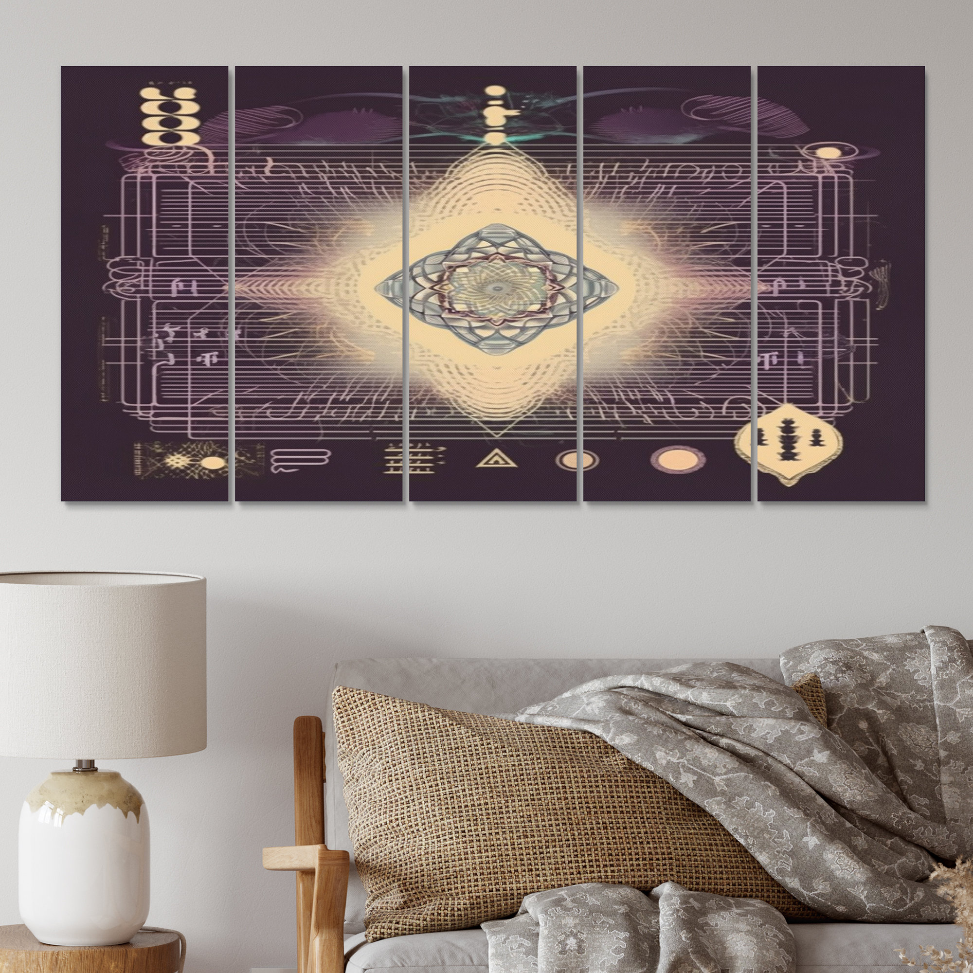 Dakota Fields Spirit Invocation Vintage Mandala - Christianism Wall Art ...