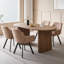 Nordic Style Swivel Dining Chairs With Arms, Fabric Upholstered Accent Chairs,Metal Legs, 360° Swivel Kitchen Chairs -1423360963-1423393123