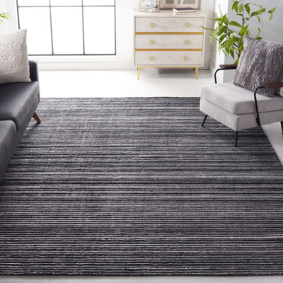Jenkarlo Hand Woven Performance Striped Rug