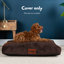 Slumberdown Paws for Slumber Luxury Velvet Pet Bed Cover-94092488-94092487