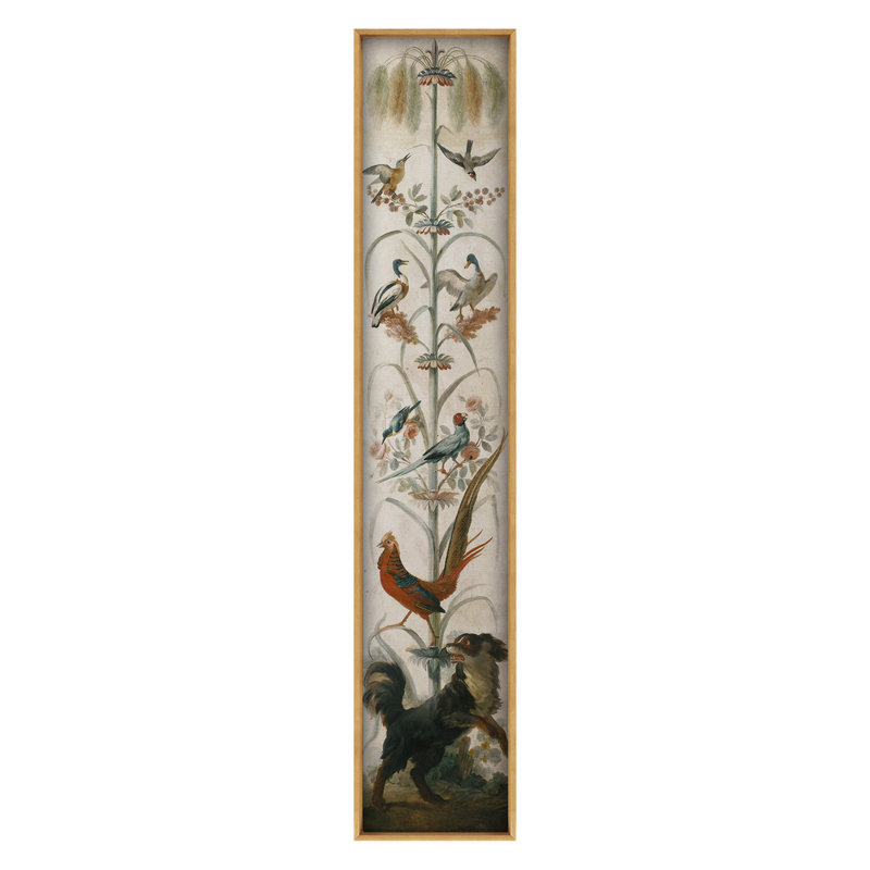 Tropical Vertical Painting 2 Print by Grand Archives, Gold