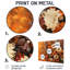 Assortiment de bouquets d'automne symphonie brune - art mural en métal assorti-1932620954