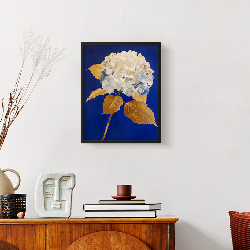 Série FLORAL Lxxxix - reproduction encadrée de qualité supérieure - prête à être accrochée - aucun clou requis