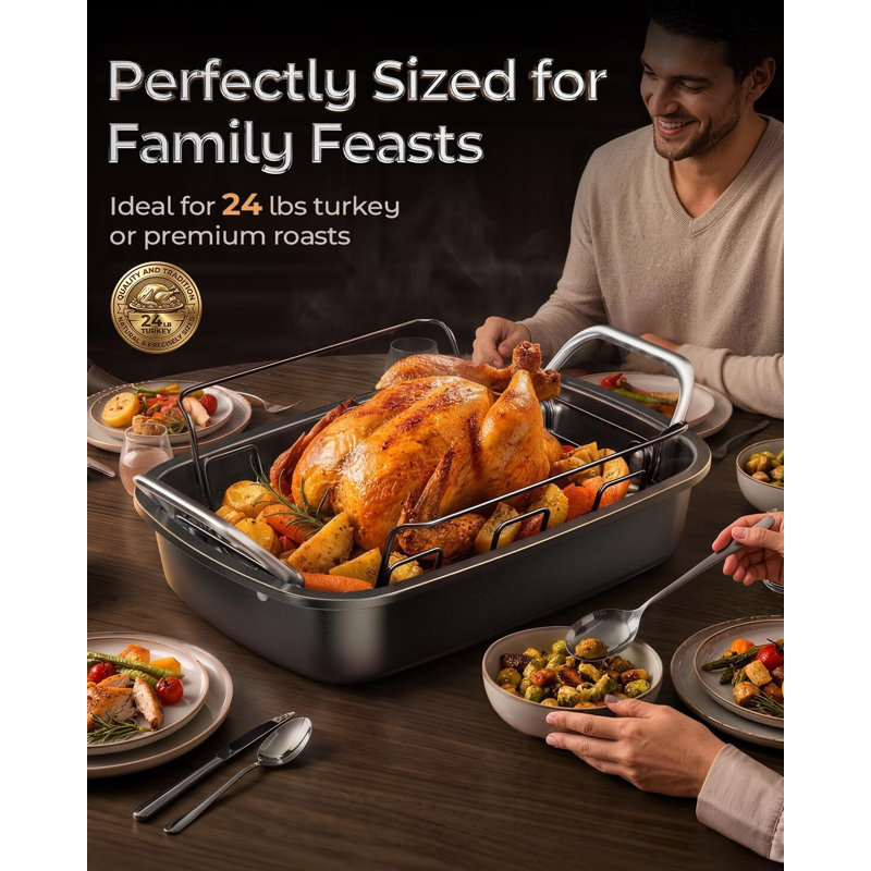 LUMARA HOME Stainless Steel Roasting Rack