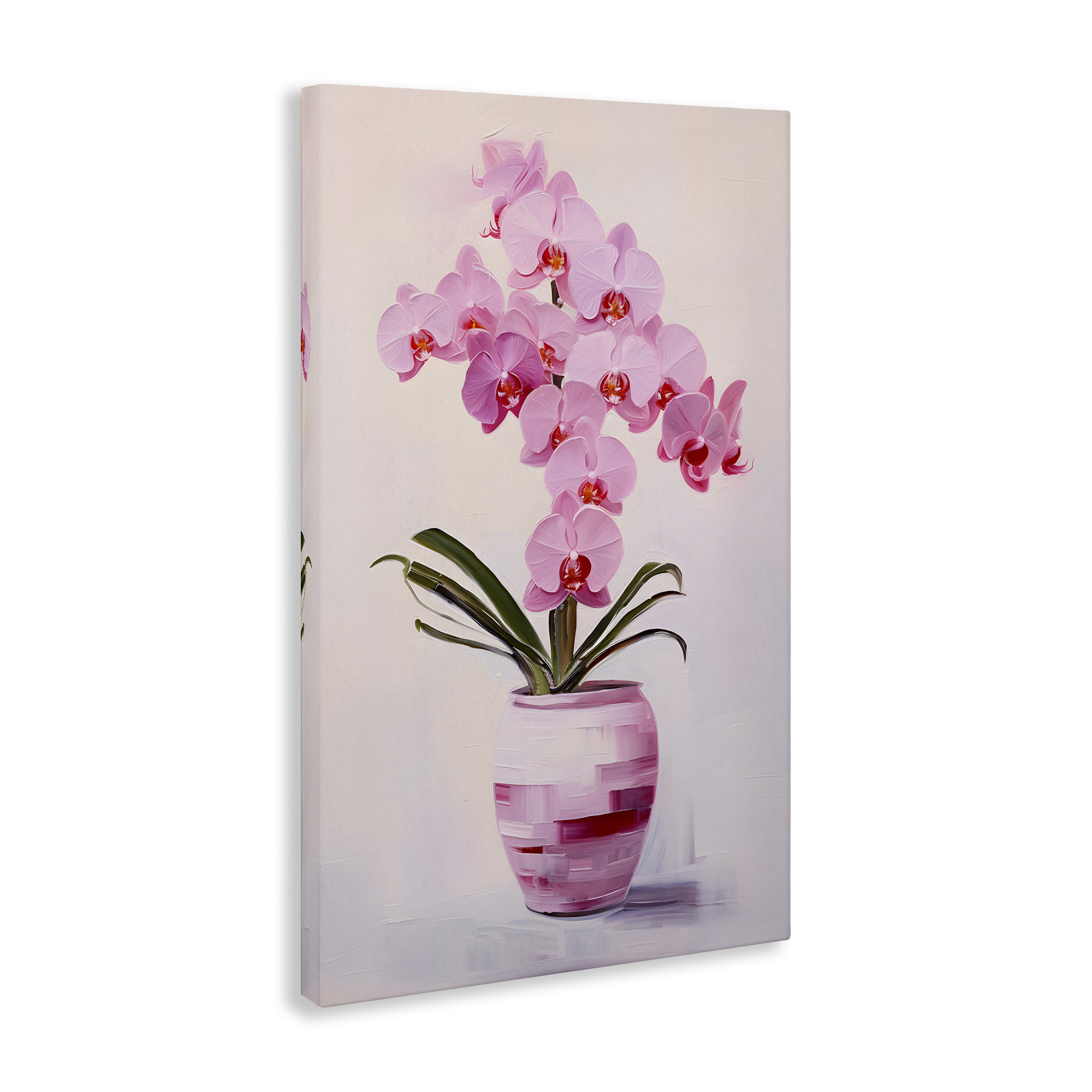 Winston Porter Rosy Pink Orchid Canvas Wall Art by Petals Prints Design ...
