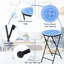 Vidar 36cm Circular Folding Table