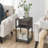 Side Table With Charging Station-1097841361