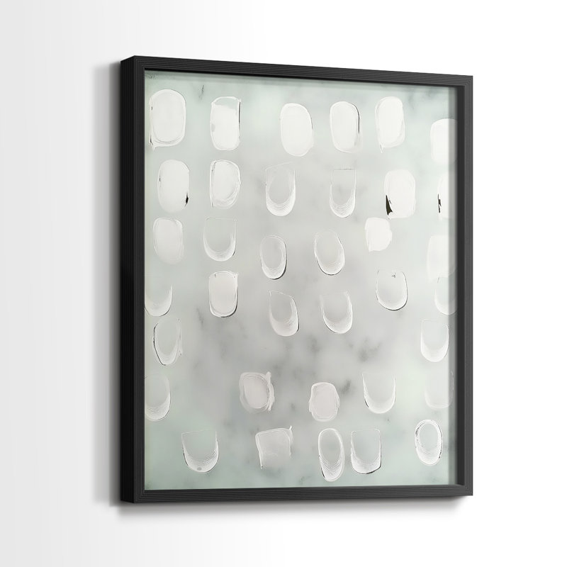 "ABSTRACT Series DCCLXV III" par J Paul, Noir, H 15 po x l 12 po