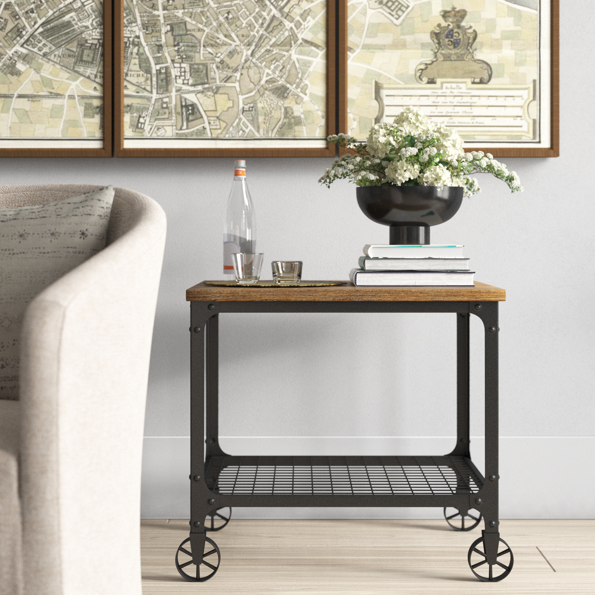 Laurel Foundry Modern Farmhouse Pearsall End Table & Reviews Wayfair