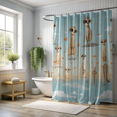 Playful Pups - Rideau de douche Premium