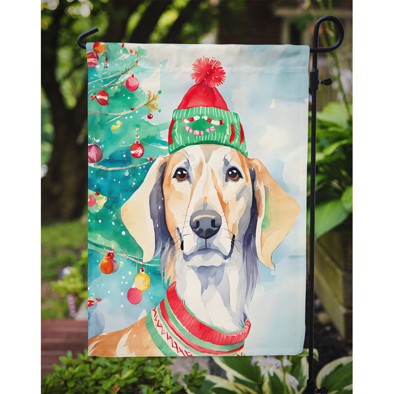 Drapeau de jardin en polyester à 2 faces, H 15,5 po x l 11,25 po