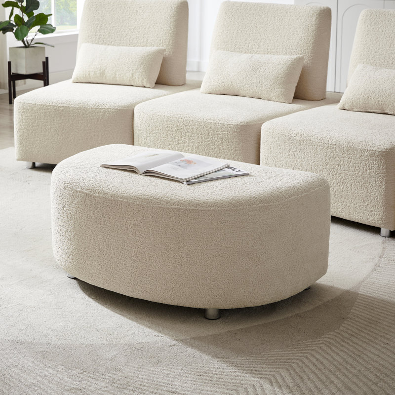 Repose-pieds Uberolber, Beige