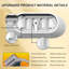 x 29.5'' Freestanding Soaking Acrylic Bathtub