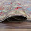 Tapis de zone en laine oushak 9 pi 1 po x 12 pi 5 po one-of-kind-noué la main Piffard