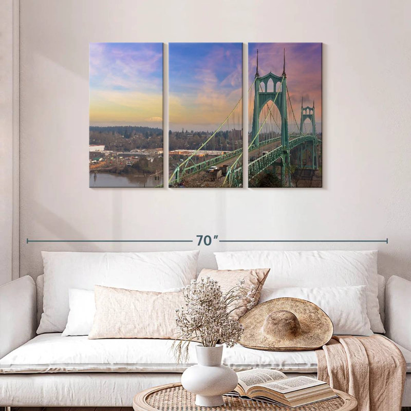 Lilie St Johns Bridge, Oregon, H 28 po x l 45 po
