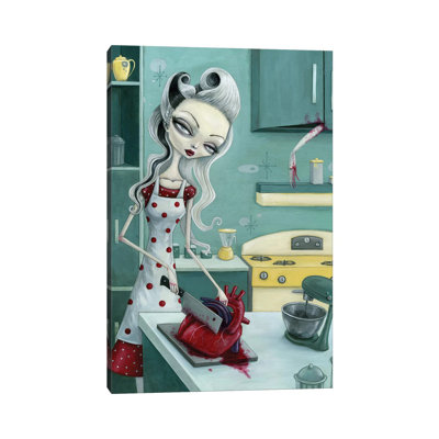 The Everyday Housewife by Megan Majewski - Painting on Canvas