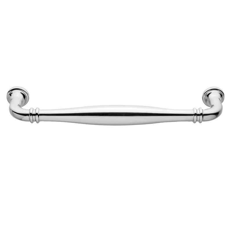 Poignée de tiroir en nickel poli 6 po Paris, Nickel poli, 6"