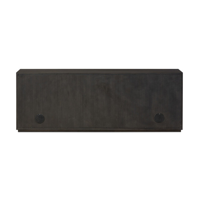Leo Media Console-Smoked Black, Smoked Black