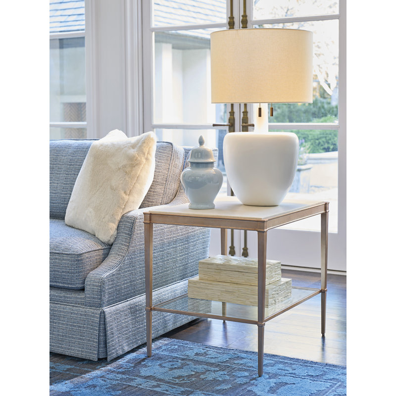 Rendezvous Marble End Table