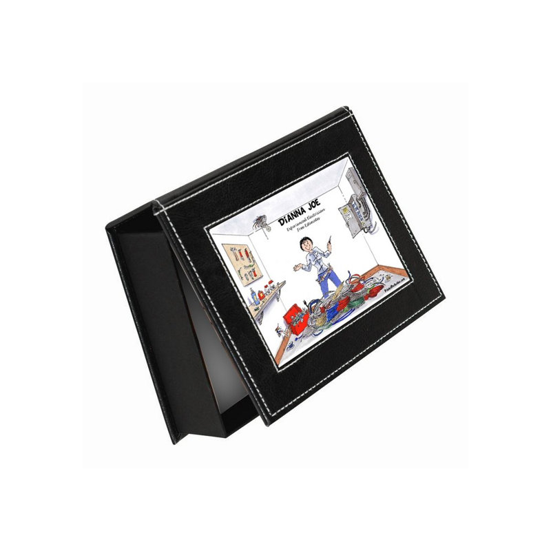 Faux Leather Memory Box