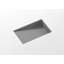 Lavabo de salle de bain encastré en résine en pierre Badeloft UB-04-RL-MGRY de 25,2 po x 16,1 po Badeloft-71991644