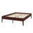 Modern Minimalist Platform Bed Frame with Integrated Reinforced Slat Support-22574785