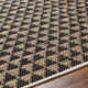 Addy Handmade Black, Brown Rug