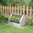 Raised Garden Bed With Mini Greenhouse, Galvanized Outdoor Planter Box With Cover, For Herbs And Vegetables, Use For Patio, Garden, Balcony, Cover And Planter-478423316