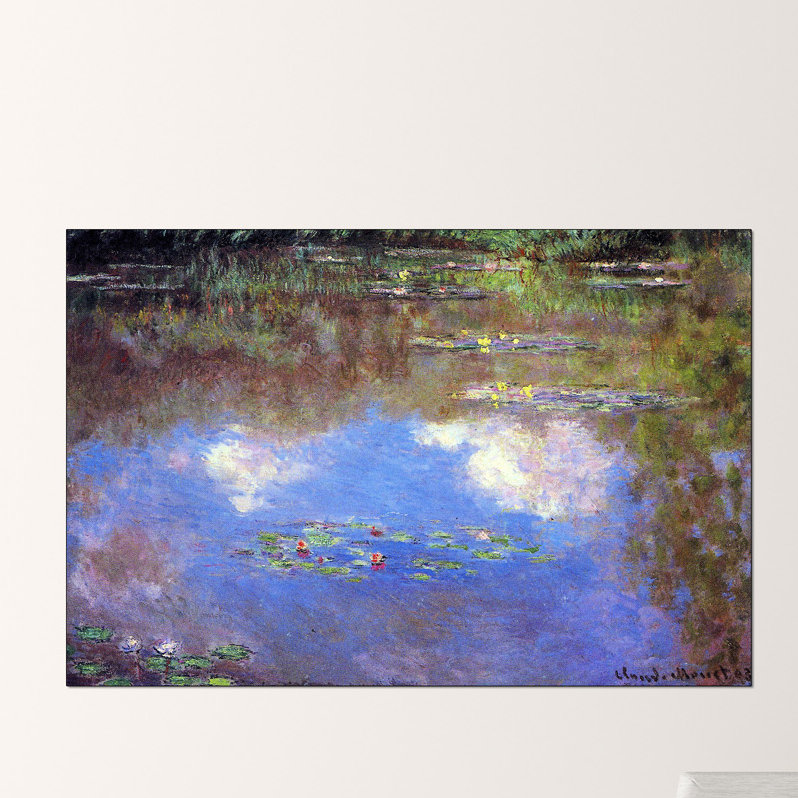 Claude Monet - Wrapped Canvas Painting, 90cm H x 135cm W x 1.8cm D