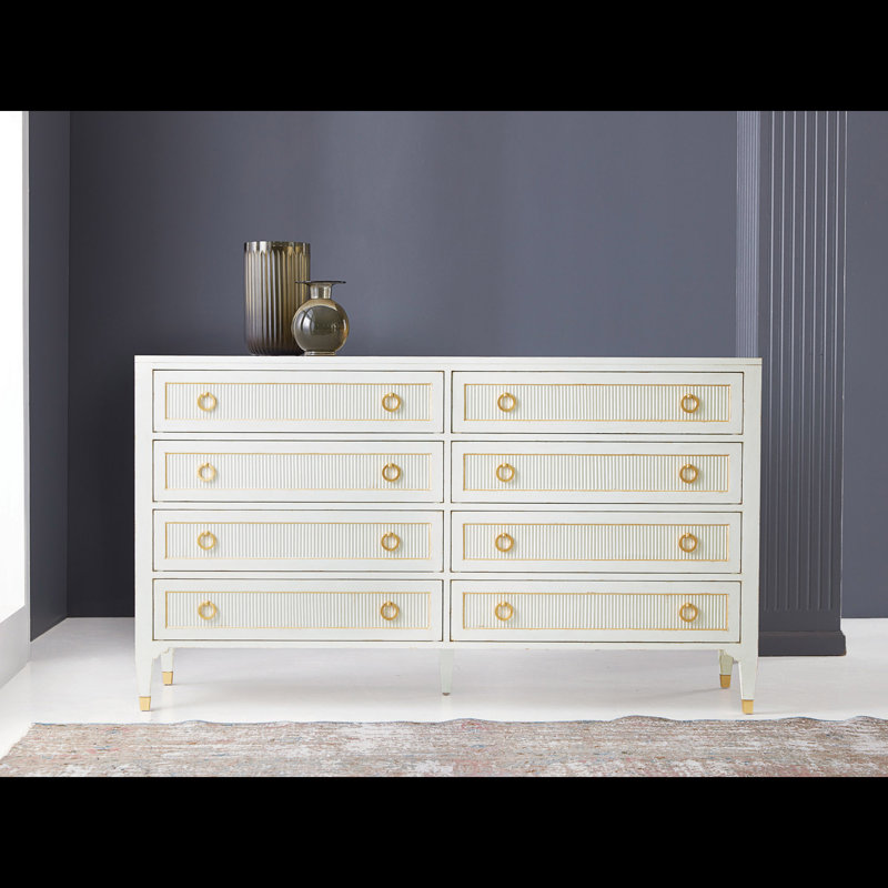 Swedish 8 - Drawer Dresser
