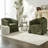 Upholstered Swivel Barrel Chair-1405653414