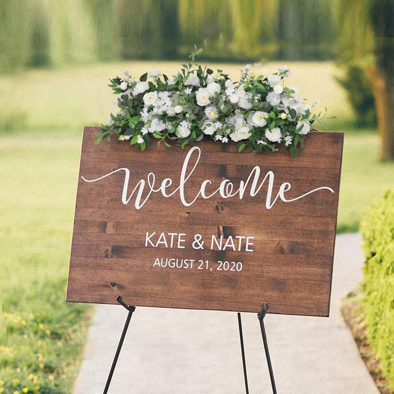 Peony Rose Wedding Aisle Flowers Artificial Silk Row Decor