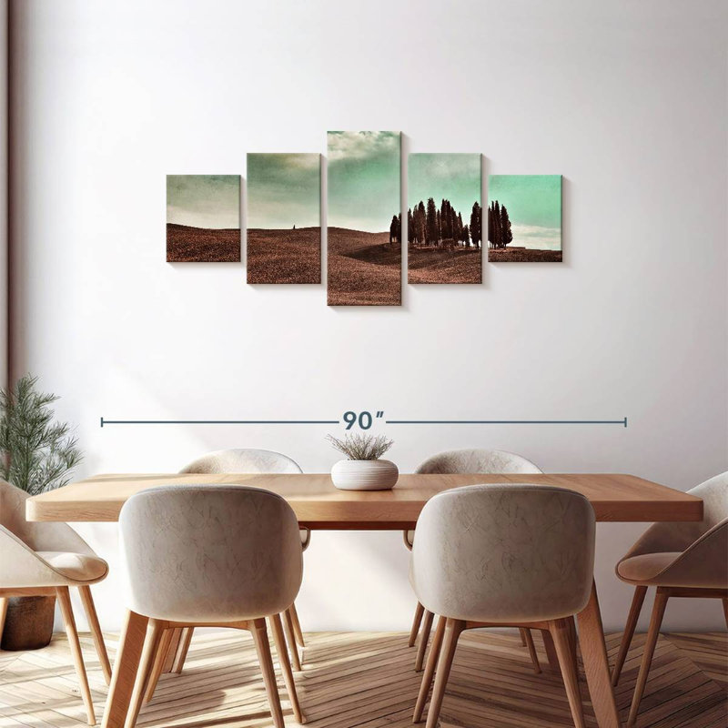 Tuscany Hill Cypress Trees, 30" H x 68" W