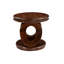 Table de bout en bois et table d'appoint avec base en X Retro Retro-1262653058