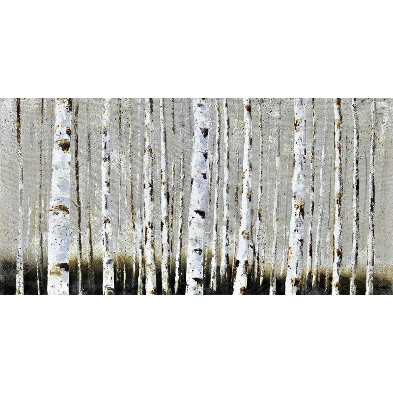 Winter forest landscape - 15.75"x31.50" Desk mat